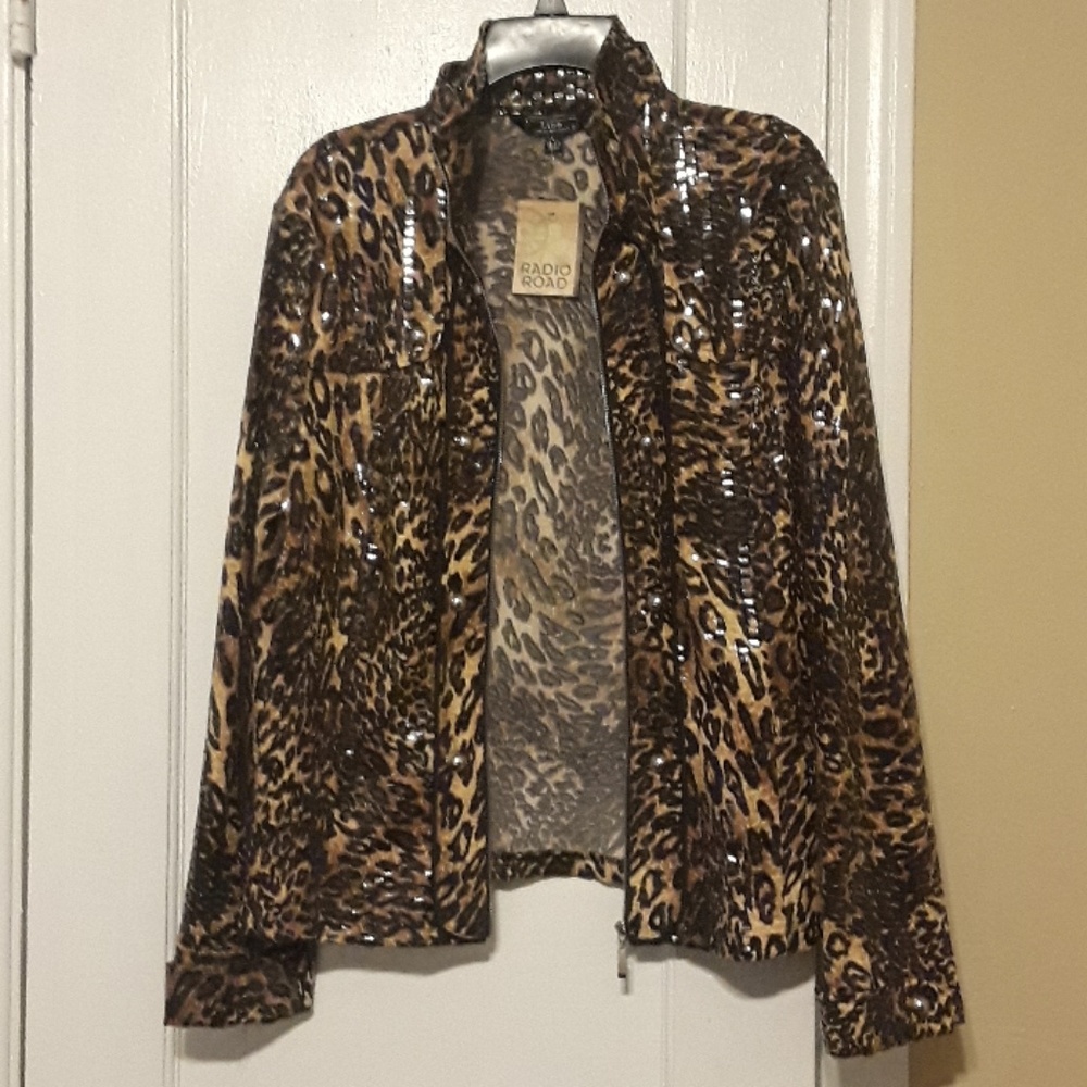 Animal print jacket